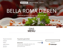 Tablet Screenshot of bella-roma-dieren.nl